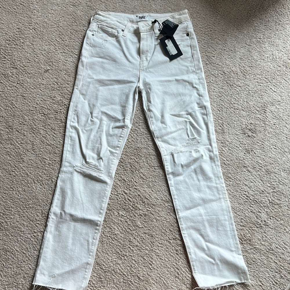 Brand New PAIGE white denim